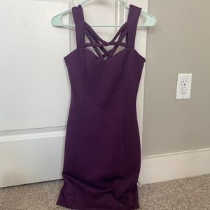 Guess purple cocktail dress